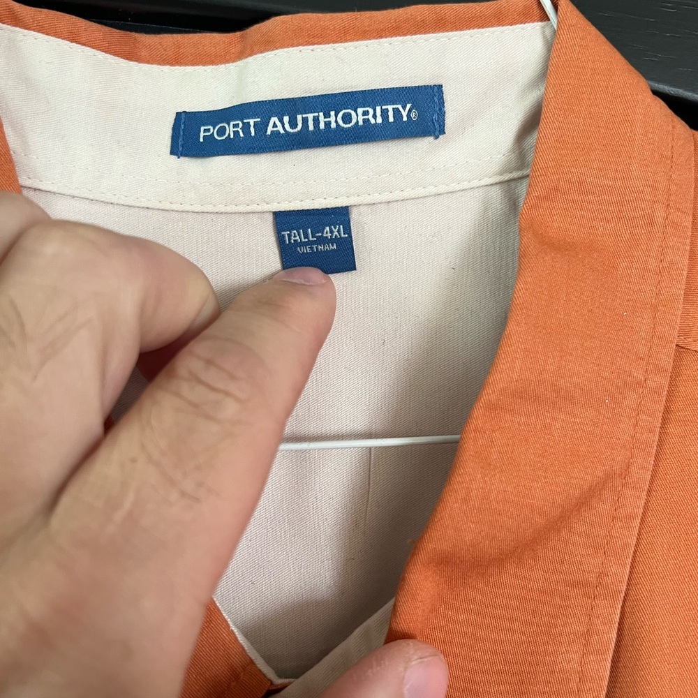 Port Authority Bold Orange Tall 4XL Shirt